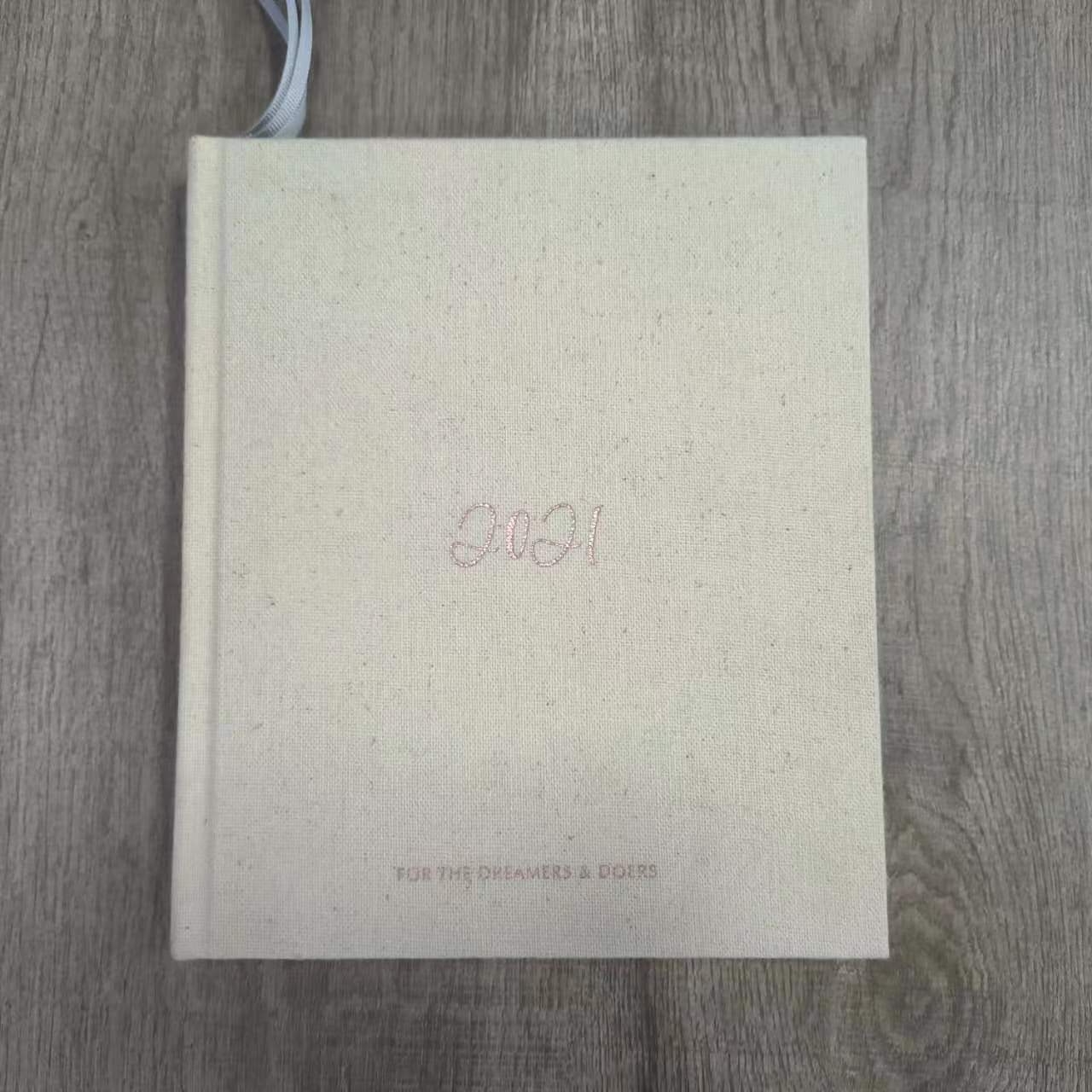 Custom Linen Fabric Journal