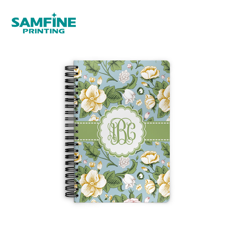 Notebook with index tabs