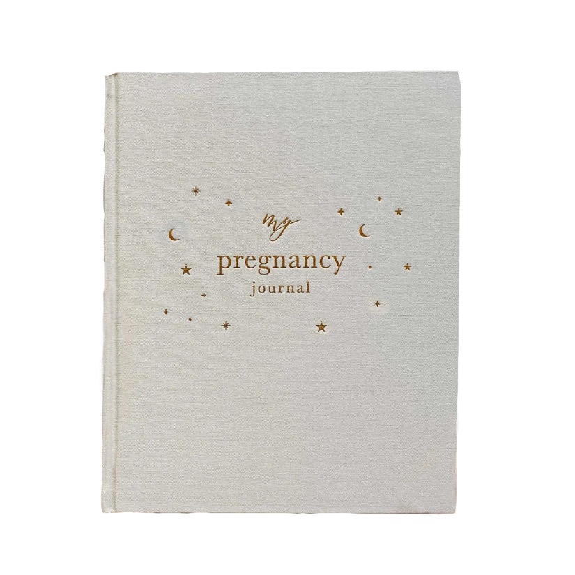 Linen Fabric Pregnancy journal